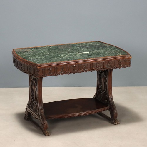 Table basse ancienne noyer - table,