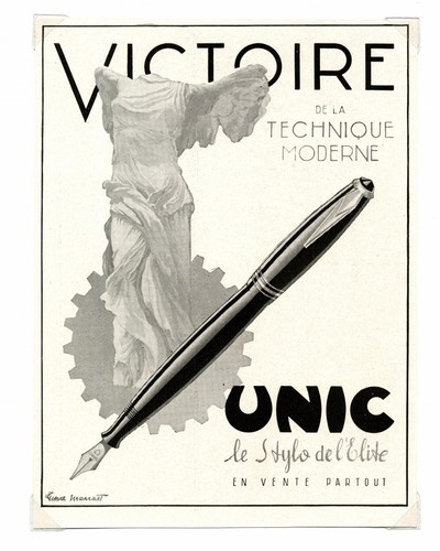 1940 publicité pour stylo - /,