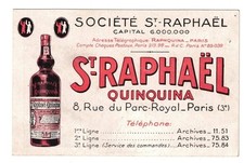 Ancien carte quinquina Saint