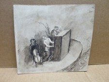 LE CONCERT piano violon violoncelle dessin au lavis début du XXème siècle