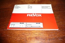 Bedienungsanleitung-Operating Instructions pour Revox A50, A76, Original
