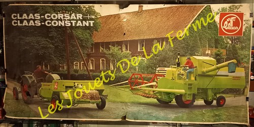 Affiche agricole claas - claas, 190x90