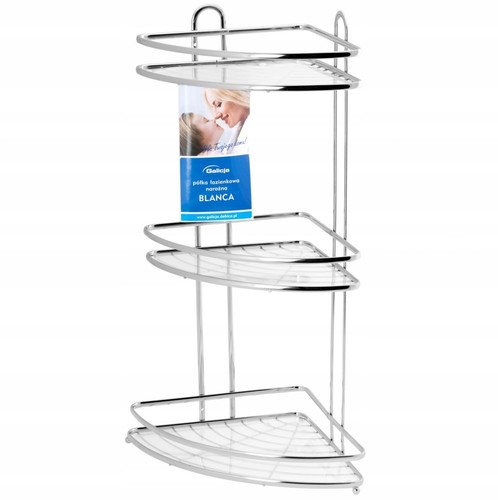 étagère douche angle 3p - douche, d'angle