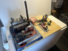 Wilesco Machine À Vapeur Avec Perceuse Pour Märklin