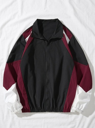 Veste coupe vent rouge - veste,