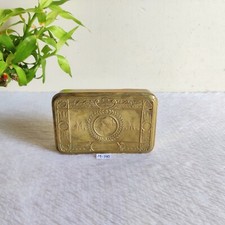 1914s Vintage WWII Imperium Britannicum Tabac Laiton Boite de Collection M140