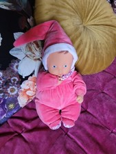 DOUDOU PELUCHE POUPÉE BABIPOUCE FLEUR DE COROLLE 28 cm 