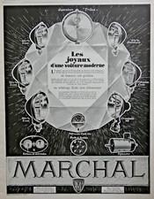 PUBLICITÉ PRESSE 1927 MARCHAL SUPERPHARE TRILUX ORIENTABLE ÉCLAIRAGE CODE DYNAMO