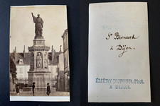Em.Dufour, Dijon, St Bernard Vintage albumen print CDV.  Tirage albuminé  6,