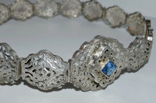 EXCEPTIONNELLE CEINTURE ARGENT