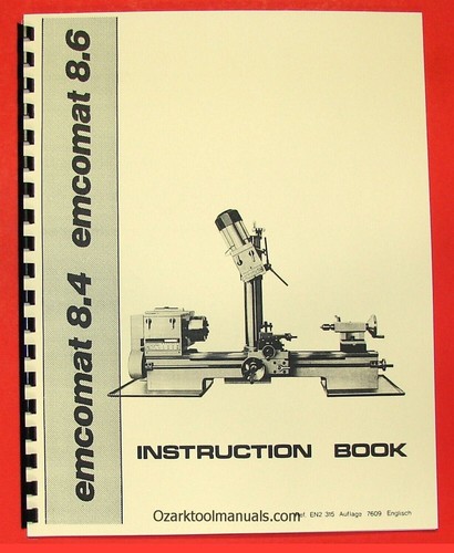 Emco emcomat 8 6 - 8.4, &