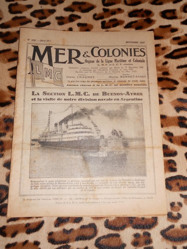 Revue mer colonies ligue - mer, colonies,