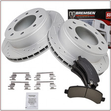 2x DISQUES DE FREIN PERCÉS PLAQUETTES DE FREIN ARRIÈRE POUR HUMMER H2 2003...