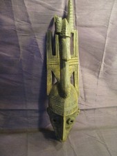 MASQUE Tribal ANCIEN en bois sculpté origine MALI Taille 58cm   _168