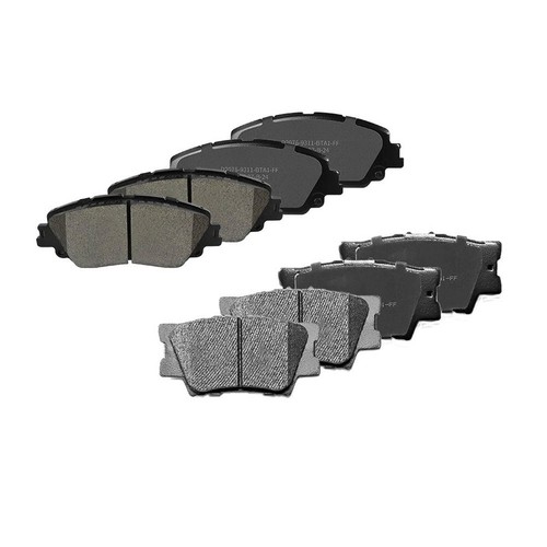 Magma ceramic front - front, set