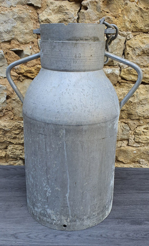 Ancien gros bidon lait - gros, à