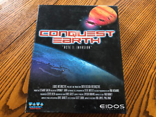 jeu pc rétro CD-ROM Conquest Earth Acte 1 : invasion Eidos Interactive VF boite