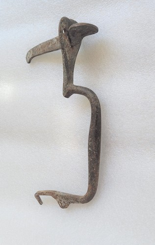 Ancien loquet fer forgé - loquet, forgé-
