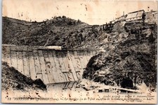 81 BARRAGE DE THURIES - le barrage vu de l'aval