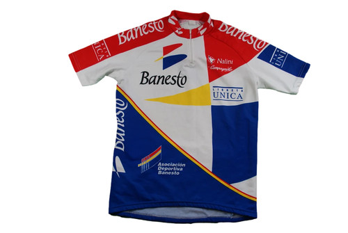 Maillot vélo vintage banesto - maillot,