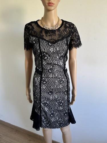 Robe noire beige - noire, et