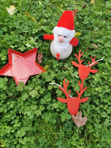 Décorations noel rouges - décorations,