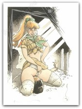 Affiche Michetz A califourchon