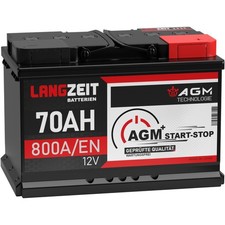 Batterie AGM 70Ah 12V 800A/EN