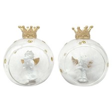 Anges angels en verre en 8 cm