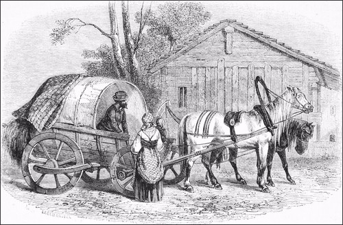 Russie kibitka voiture - russie:, un