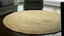 Décor Maison Rond Main Tissé