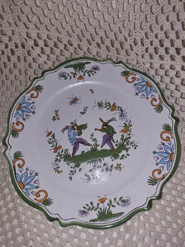 Assiette décorative roullet - assiette,