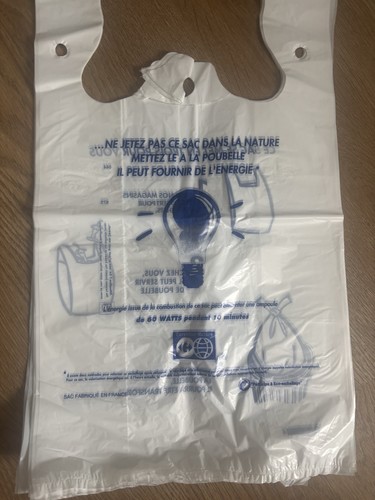 Sac plastique vintage