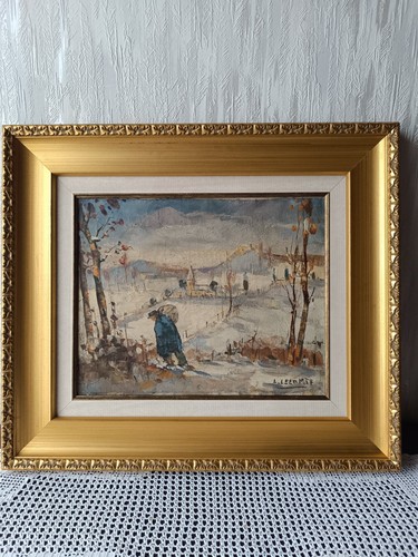 Huile sur toile - , signée