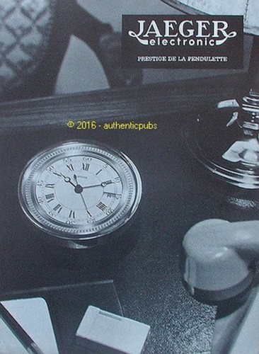 Publicite jaeger electronic - publicite,