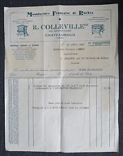 APICULTURE facture manufacture française de ruches Colleville CHATEAUROUX 1941