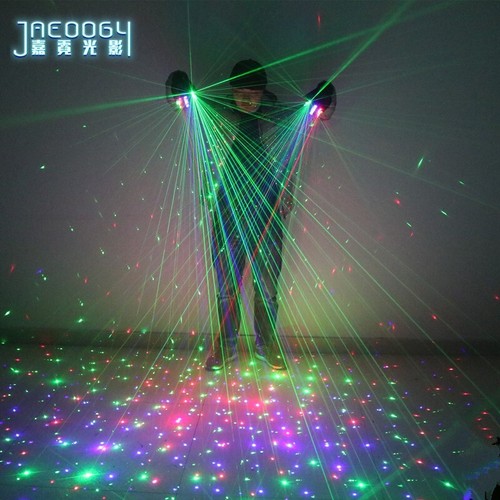 Colors led laser gloves - 3,
