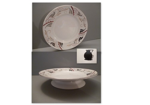 Coupe sur pied art-deco