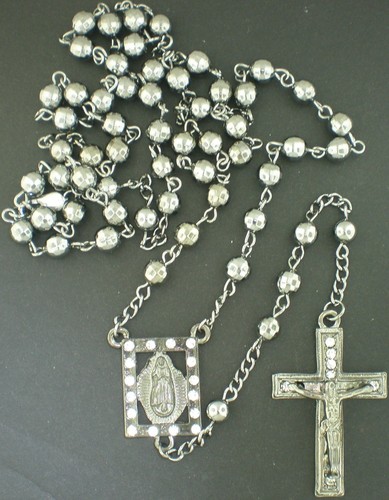 Rosary ro500bd crystal look - rosary,