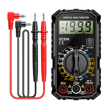 Multimètre Numérique Testeur Electrique Voltmètre 1000V Écran LCD