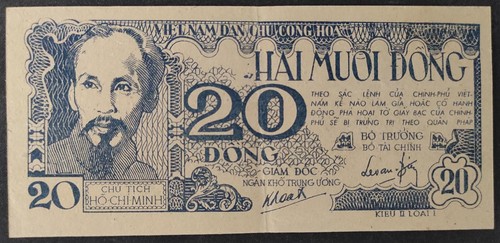 Rare viet nam billet 20 - billet, de