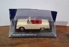 Voiture 1/43 - Ixo Altaya - Peugeot 403 Cabriolet - 1960 (E)