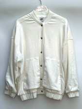 Zara Ecru Longue Veste Bomber