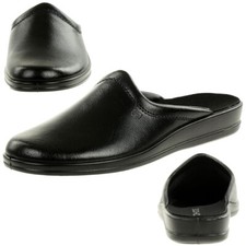Rohde Lekeberg Pantoufles pour Hommes Chaussons Chaussures 1552 Noir