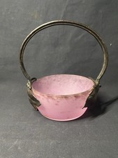 Coupe en verre et fer forgé d'époque art-déco