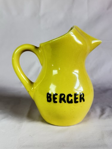 Ancien pichet berger - ancien, jaune