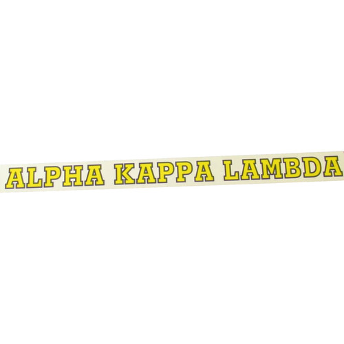 Alpha kappa lambda long - kappa,