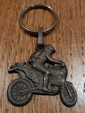 Porte-Clés/Key Ring CYRIL NEVEU  PARIS DAKAR 87  HONDA V TWIN  DECAT MICHELIN 