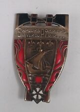 SAPEURS POMPIERS PARIS 75 BSPP EN EMAIL HACHES NOIRES