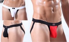 SLIP S M L JOCKSTRAP SEXY HOMME FESSES NUES UNDERWEAR THONG MAN MEN UOMO